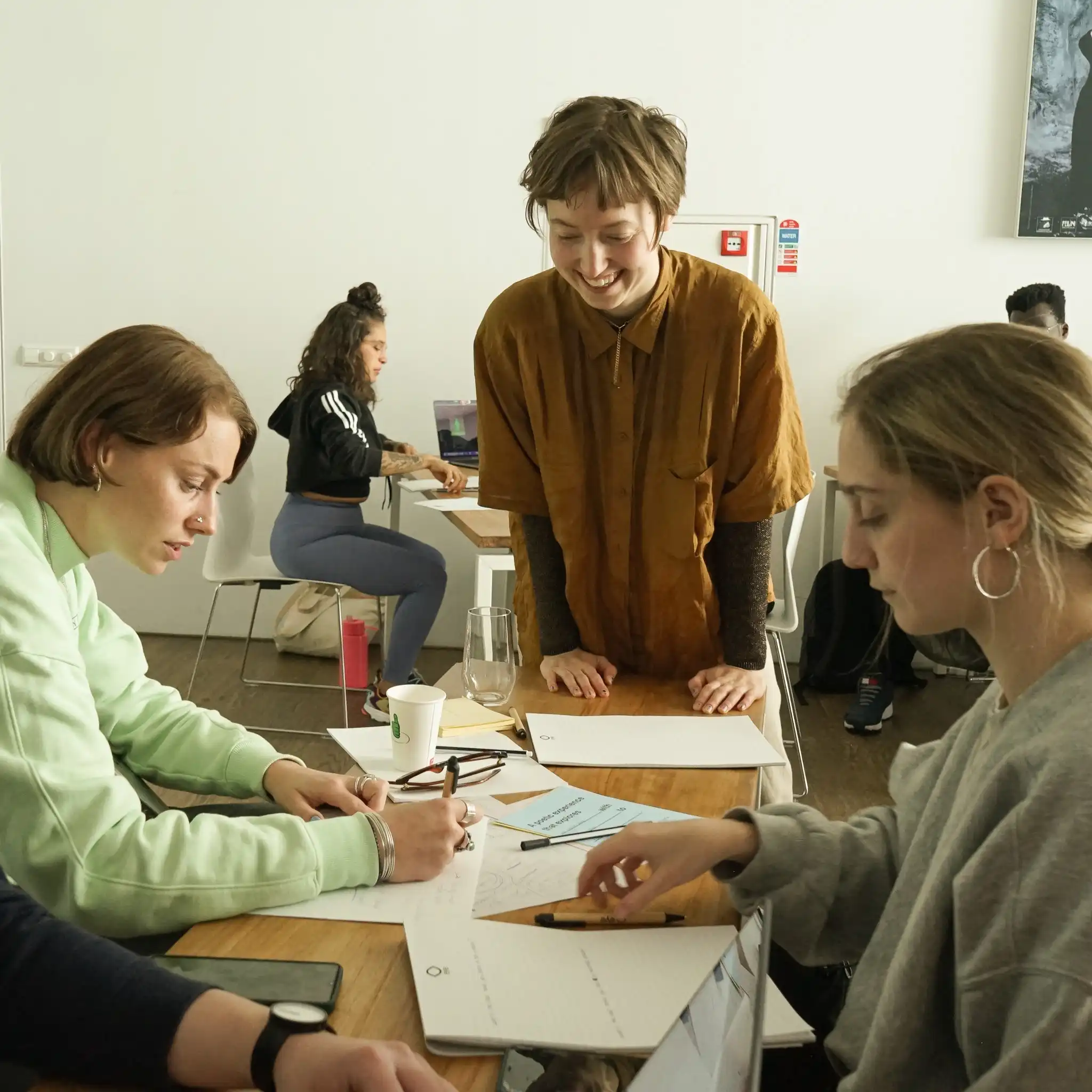 people taking part at a workshop